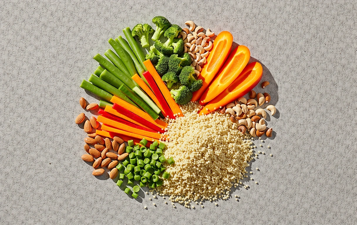 Frische Zutaten als Basis der Ernährung
